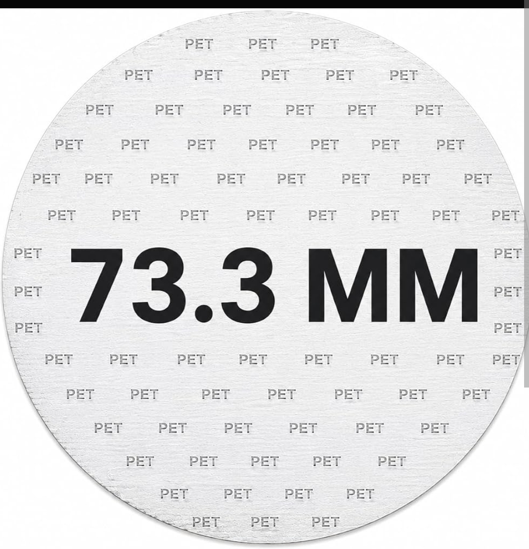 73.3 mm induction wad  for pet jar
